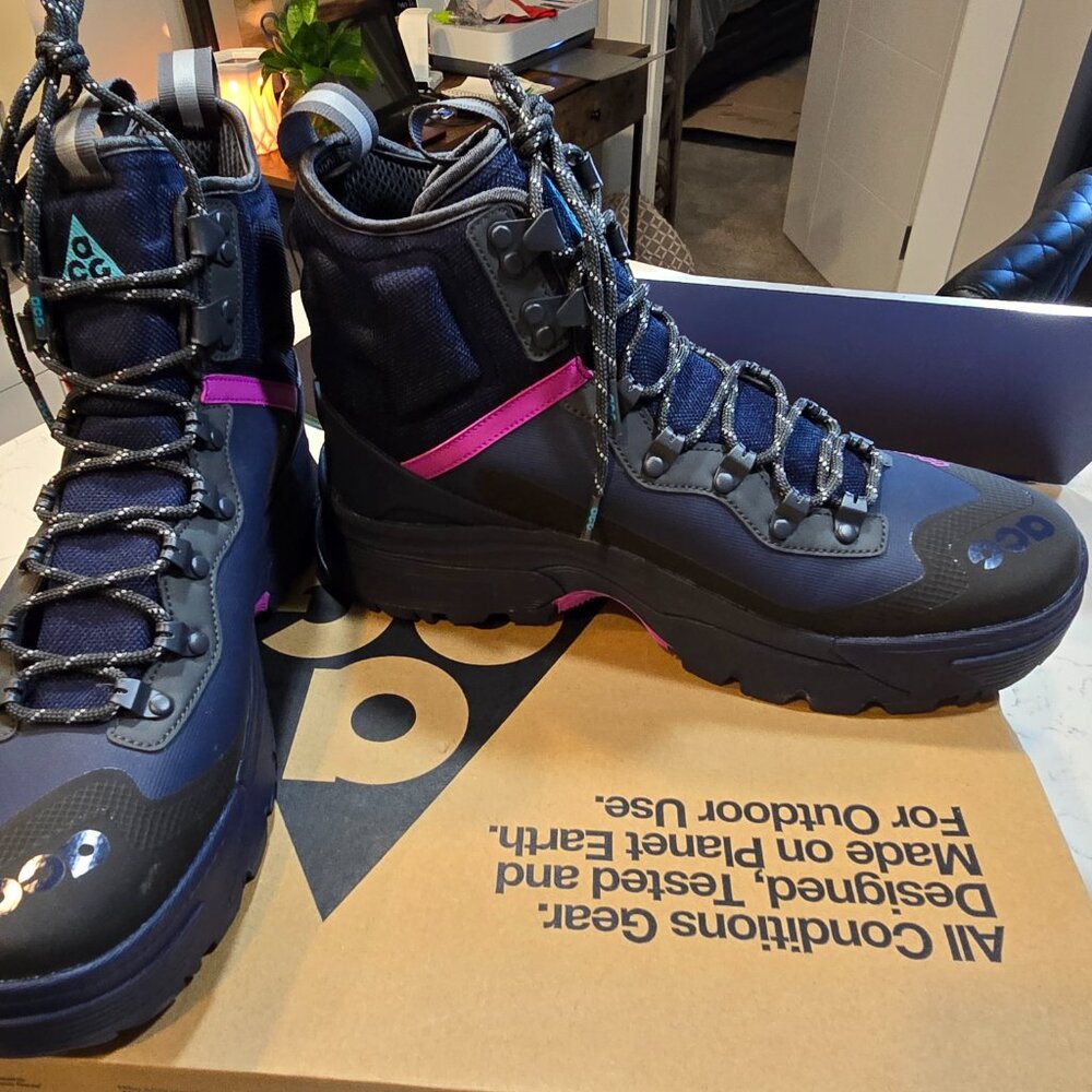 Nike ACG Zoom Gaiadome GTX Boots Mens Size 10 Obsidian Teal Nebula DD2858-401 - Picture 3 of 14